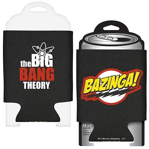 Big Bang Theory Bazinga! Logo Beer Can Hugger